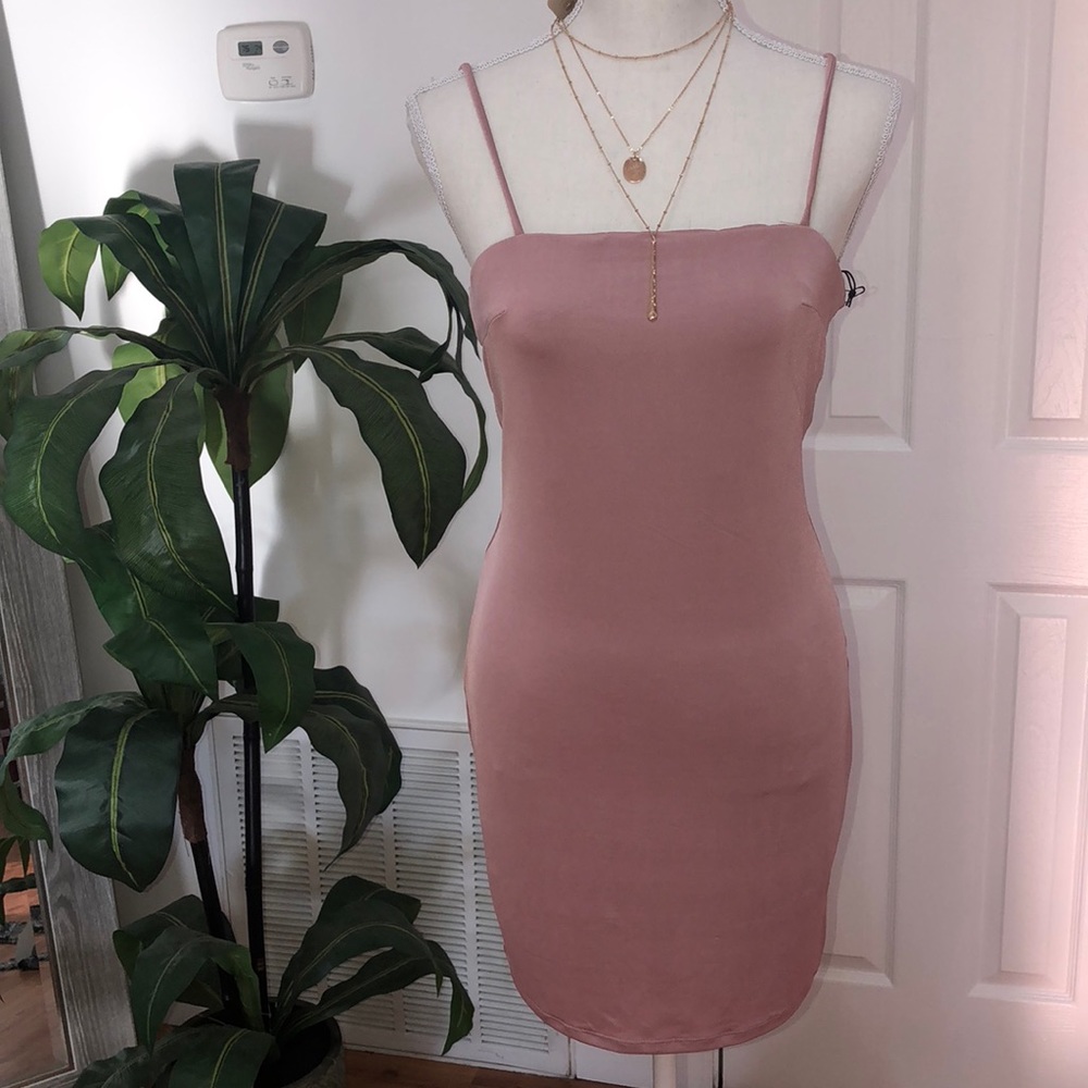Mauve Midi dress